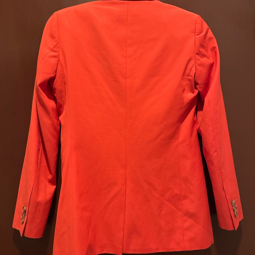 Topshop Premium Red Blazer - Picture 2 of 5